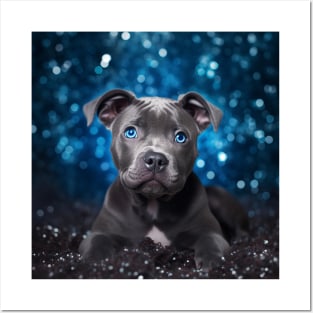 Staffy Portrait Posters and Art